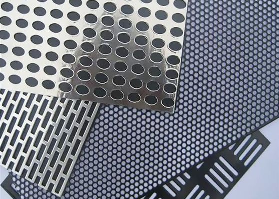 Tấm lục giác lỗ 1mm Tấm lưới kim loại đục lỗ bằng nhôm