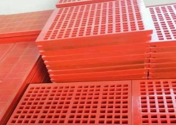 Máy quét trống Polyurethane cao su Trommel màn hình tấm PU Urethane Trommel màn hình