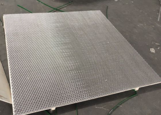 Sức mạnh kéo cao 8x13mm mở thép không gỉ Crimped Wire Mesh