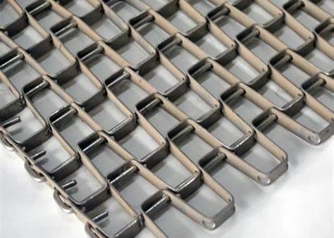 T-316 Stainless Steel Flat Wire Mesh Conveyor Belting cho nướng thức ăn