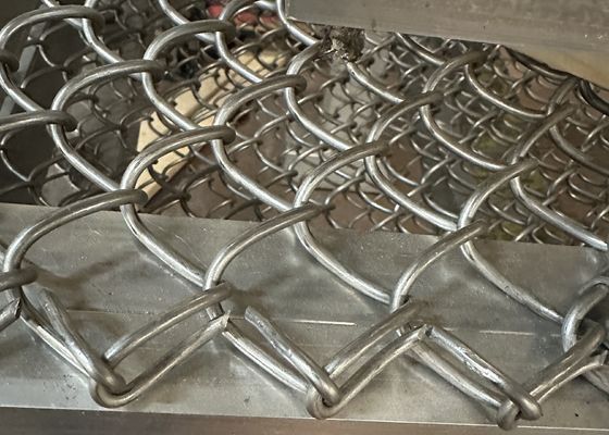 Thép không gỉ 316L dây chuyền liên kết hàng rào vải tường ranh giới thép kẽm