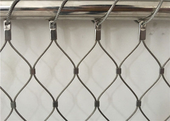 Mạng lưới hàng rào sắt chất lượng cao hồ bơi Dây thép không gỉ Dây dây thừng Zoo Mesh Fenc USA