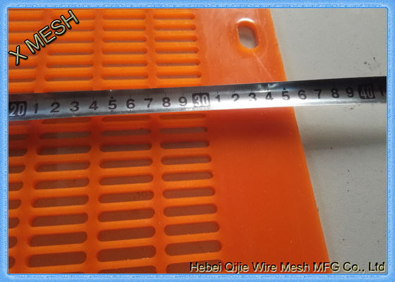 Màn hình khai thác polyurethane tần số cao Lưới lật dòng chảy Flop Pu Mats Oblong Hole