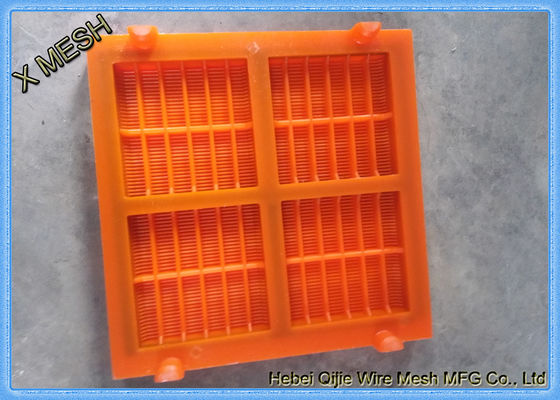 Mỏ / Quarries Panure Màn hình Polyurethane Ít hoạt động Tiếng ồn Anti Corrosion