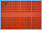 Màu đỏ màn hình khai thác Mesh PU Chất liệu Noise No - Pegging linh hoạt