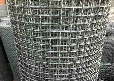 Thép không gỉ dây dệt, nhôm Crimped Metal Mesh Panels 1.20m X 100m