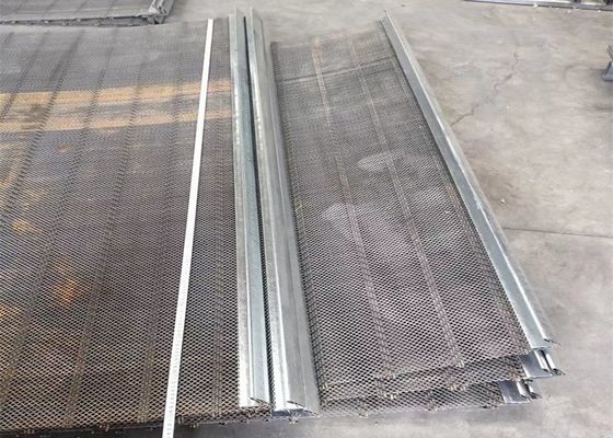 Lưới sắt đen 4mm Màn hình rung vuông Dây dệt uốn