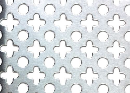Độ dày 6mm Full Leaf Clover Pattern Bảng kim loại lỗ