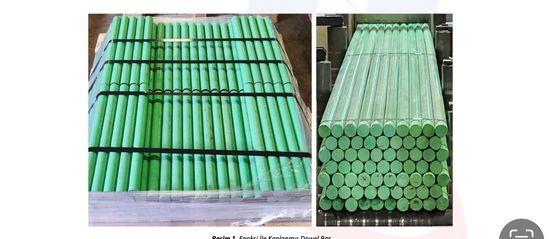 500mm Chiều dài 25mm Chiều kính thép nhẹ Epoxy ốp dọc cho bê tông thép