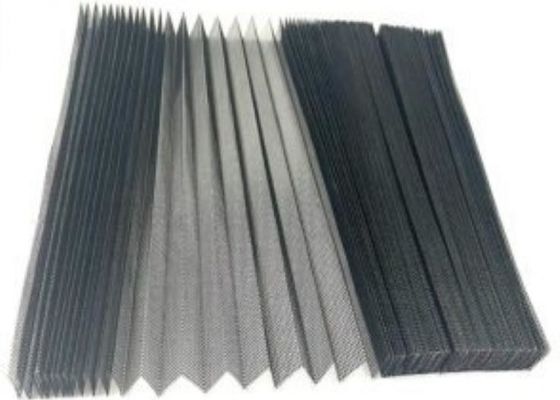 Màn chống muỗi xếp nếp màu đen Lưới 18x16 Chiều rộng 2,4m X Dài 10m