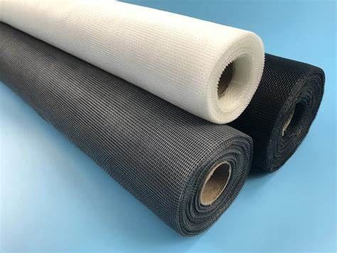 Mức trọng lượng nhẹ cửa sổ sợi thủy tinh màn hình côn trùng dẫn với chiều rộng bình thường 0,6-2,5m