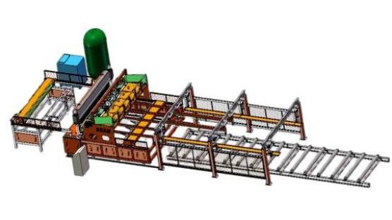 GWC3300 máy hàn và tạo hình lưới thép thanh thẳng