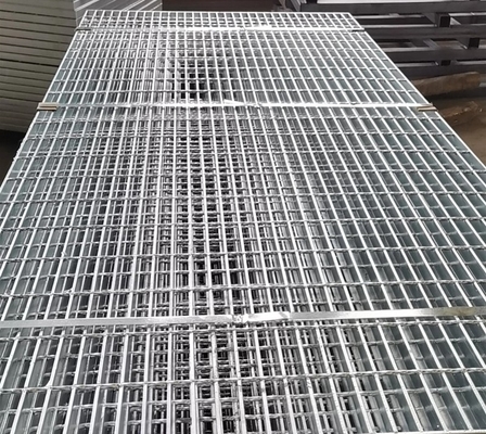 Đường lái xe bằng thép mạ kẽm hạng nặng Lưới kim loại Thanh chịu lực Lưới thép Lưới thép có răng cưa