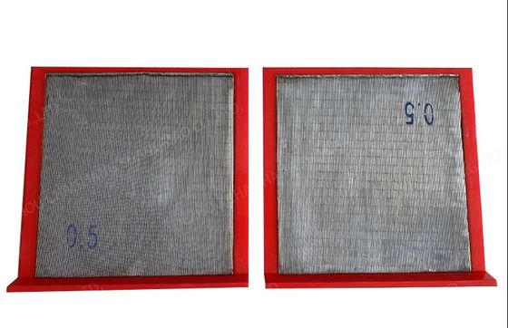 Mỏ Wedge Wire Screen Tác suất thấp 0.02mm-12.7mm Khoảng mở