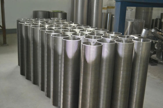 Tùy chỉnh 500mm đường kính Stainless Steel V Wire Wedge Wire Screen cho xây dựng bền