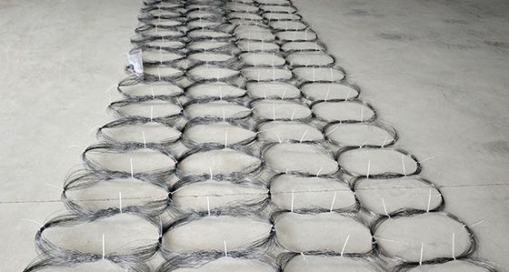 10m Vòng tròn thép Rào cản tầm nhìn thấp MZP-52 Đối với các ứng dụng an ninh
