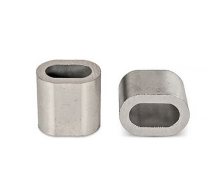 DIN DIN EN 13411-3 Aluminium Stainless Steel Ferrule cho dây thừng thắt