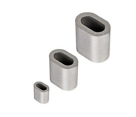 DIN DIN EN 13411-3 Aluminium Stainless Steel Ferrule cho dây thừng thắt