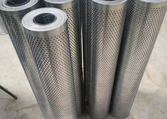 Sàng màn hình đục lỗ bằng thép không gỉ 304 uốn cong Độ dày 0,5mm