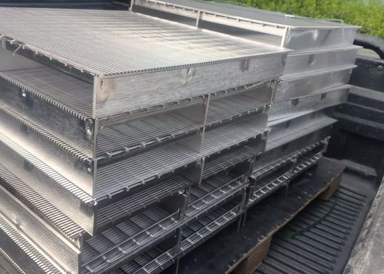 Tùy chỉnh 500mm đường kính Stainless Steel V Wire Wedge Wire Screen cho xây dựng bền