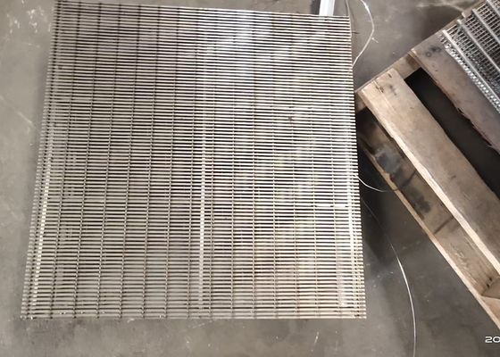 Dệt đơn giản hình lỗ hình lục giác 610 * 610 PU Polyurethane 80-95 Shore A Wedge Wire Mesh