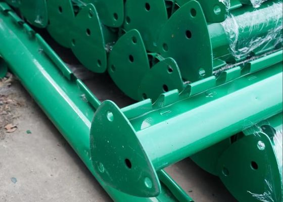 Chống ăn mòn 3d Dây cong hàng rào Khung kim loại với đào - Loại bài