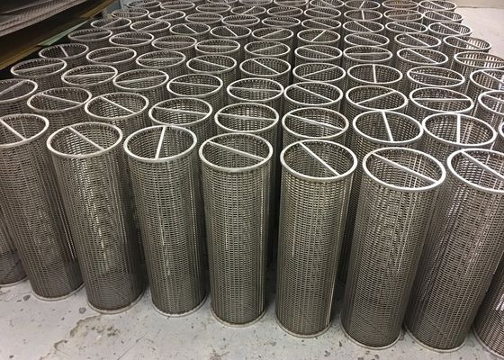 Tùy chỉnh 500mm đường kính Stainless Steel V Wire Wedge Wire Screen cho xây dựng bền