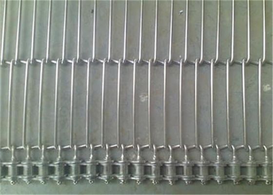 Công nghiệp thực phẩm bằng thép không gỉ Dây băng tải lưới 50mm