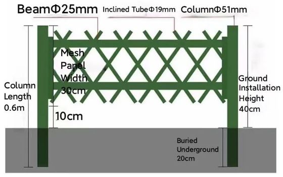 Thép không gỉ Ràng bảo vệ Cỏ cong Ràng bảo vệ PVC Nhại nhựa Cây bao vườn công viên