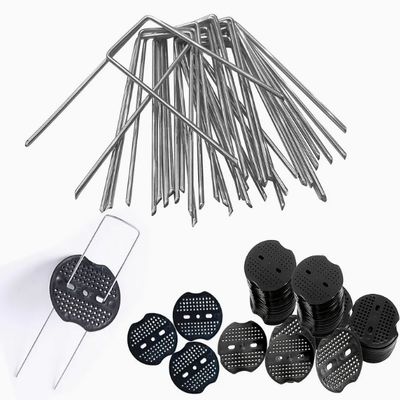 Hot Dip Galvanized U Type Garden Grass Cỏ Cỏ Staple Cỏ Nail 9 Gauge đường kính sợi