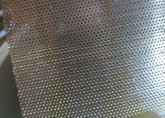 Lỗ 0,8mm Chiều rộng 80mm Tấm đục lỗ bằng thép không gỉ Chiều rộng lỗ tròn