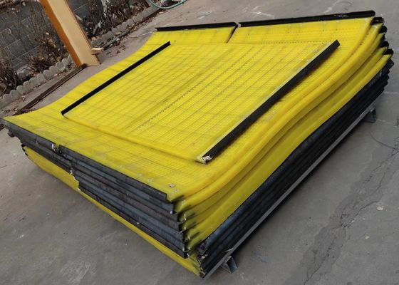 Iron Ore Pu Màn hình tuyến tính rung lưới sàng sàng Trommel Shale Shaker Banana Screen