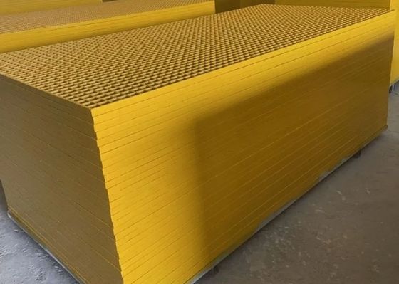 Lưới FRP sợi thủy tinh thẩm mỹ chống trượt, thân thiện với môi trường, vật liệu cấp công nghiệp