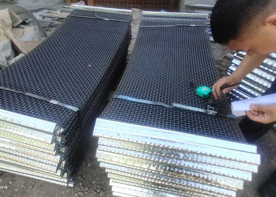 Lưới màn hình rung mỏ carbon cao 65Mn 1,5mx2m