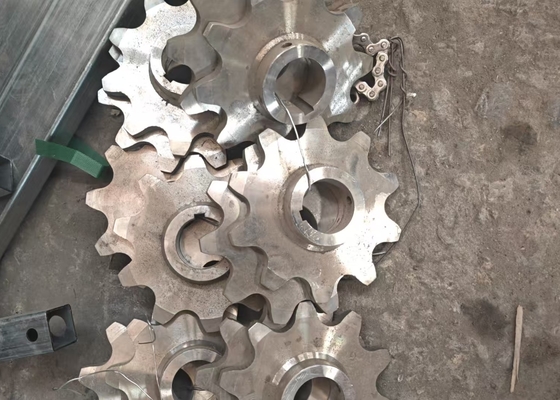 DIN Sprocket 24B 28B 32B bánh xích với răng 10mm và vật liệu C45