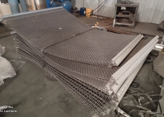 Lưới thép rây mỏ thép không gỉ 65 Mn cho màn hình rung