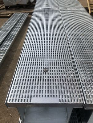 Australia 150Mm Wide Galvanized Heelguard Steel Drainage Sump Grating Durable Stainless Steel Trench Box Grate Frame