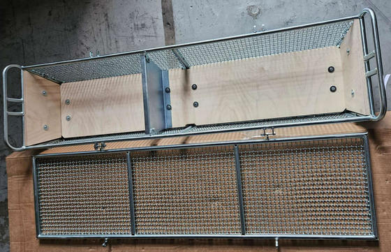 Nhà bếp 304 Rổ chứa lưới thép không gỉ 300x197x70mm