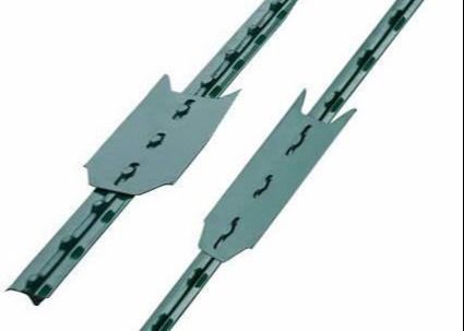 Galvanized Hd 6 foot thép hàng rào Cột với tấm