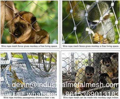 2mm đường kính sợi kim cương linh hoạt 304 316 Stainless Steel Cable Ferrule Wire Mesh