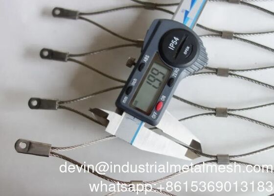 Hàng rào lưới kim cương chuồng thú bằng dây thừng thép không gỉ X-Tend