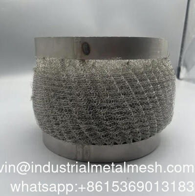 50 80 100 150 mm Độ dày Stainless Steel Wire Mesh Demister Filter Pad