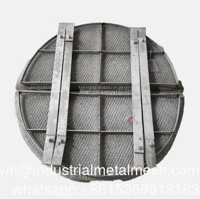 Demister 304 Stainless Steel Wire Mesh PP Air Demister Filter Mesh Pad cho máy rửa khí