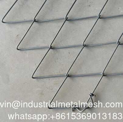 Bảo vệ độ dốc cao, lưới thép kim loại Rhomboid Rockfall Barrier Tecco G65/3 Rockfall Netting