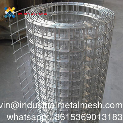 Các cuộn lưới dây hàn galvanized ngâm nóng