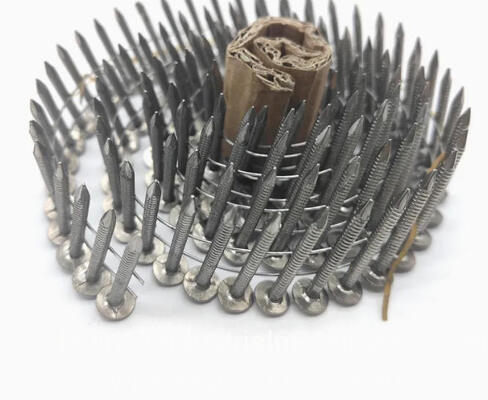 Đinh cuộn pallet xoắn ốc sơn vàng 2-3/8"X.099 9000PCS