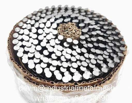 Đinh cuộn pallet xoắn ốc sơn vàng 2-3/8"X.099 9000PCS