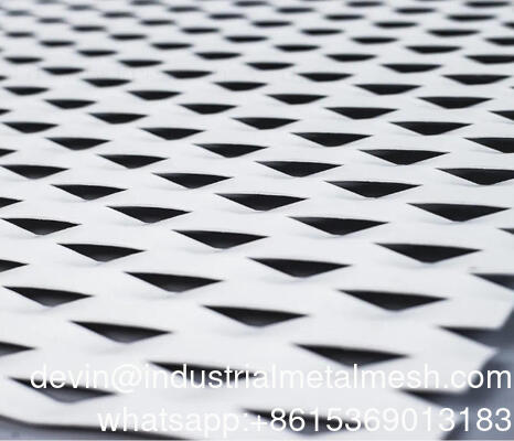 Tấm kim loại lưới kim cương giãn nở PVDF Aluminum