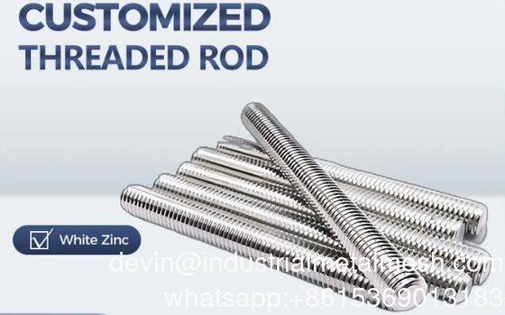 Stud Bolt Factory Price Thread Rods Thread Rod Double Ended Stud Bolts HDG Đen M22 M24