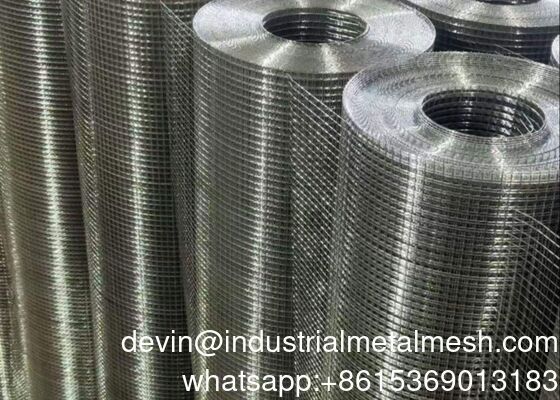 1x1inch Hot-Dip Galvanizing Welded Wire Mesh Stainless Steel Mesh Netting Roll được sử dụng cho chăn nuôi và hàng rào cách ly